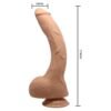 Baile Dildo con Ventosa y Vibración - Imagen 9