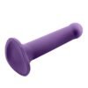 Bouncy Dildo Silicona Líquida Hiper Flexible 6.5 - 16.5 cm Talla S Púrpura - Imagen 5