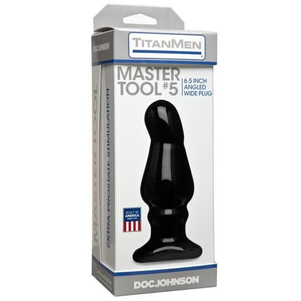 Butt Plug Master Tool 5 6 Negro - Imagen 2