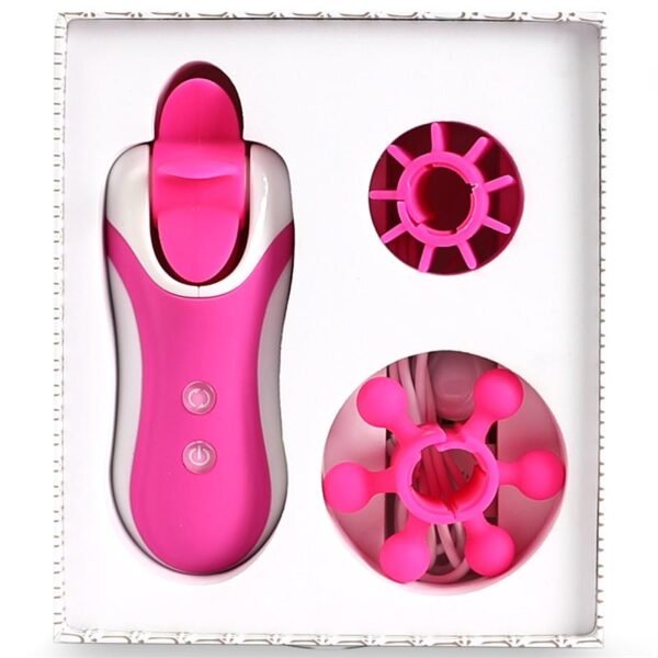 Clitella Estimulador Sexo Oral con Accesorios Rosa - Imagen 6