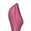 Curvy Trinity 3 Vibrador y Succionador Triple Estimulación USB Rojo - Imagen 2
