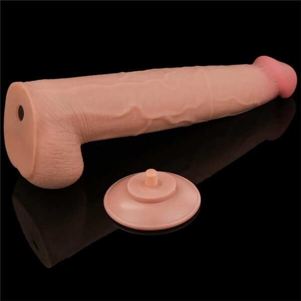 Dildo Dual Layer Piel Retractil 13.5 - Imagen 9