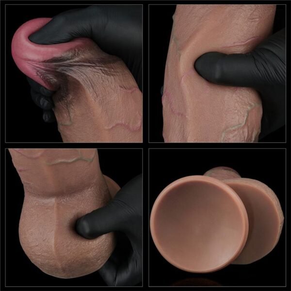 Dildo Silicona Dual Layered XXL 9.5 - Imagen 5