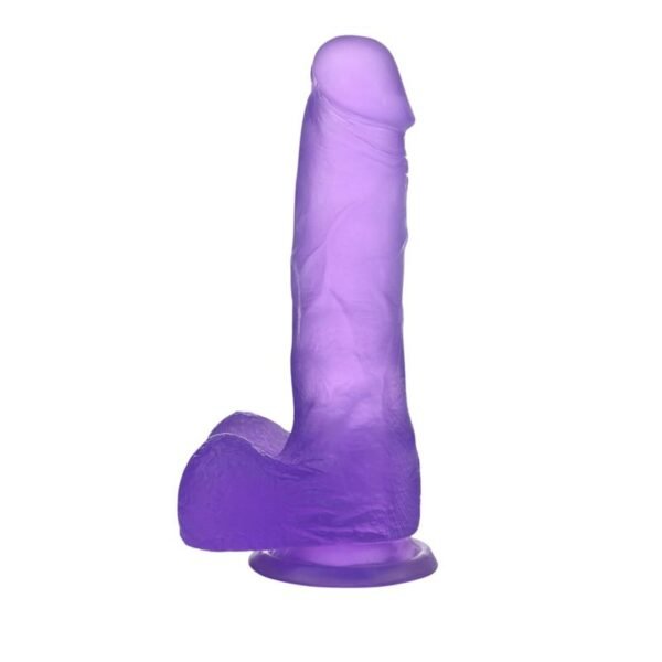 Dildo Jelly Studs 7 Púrpura - Imagen 2