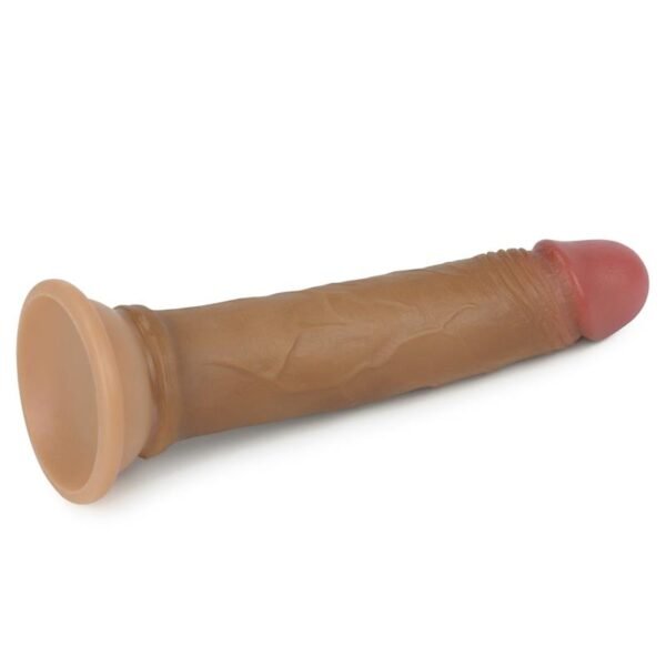 Dildo Nature 7 Liquid Silicone Brown - Imagen 2