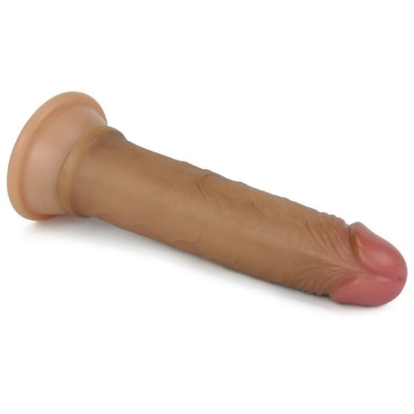 Dildo Nature 7 Liquid Silicone Brown - Imagen 3