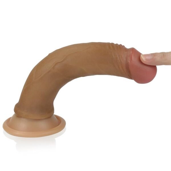 Dildo Nature 7 Liquid Silicone Brown - Imagen 4