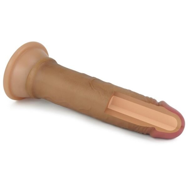 Dildo Nature 7 Liquid Silicone Brown - Imagen 6