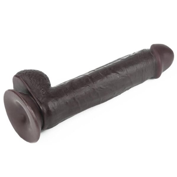 Dildo Sliding 9.5 Negro - Imagen 4
