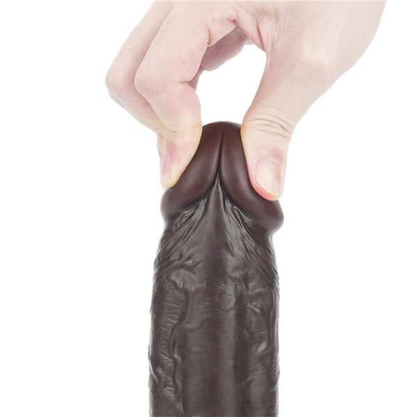Dildo Sliding 9.5 Negro - Imagen 8