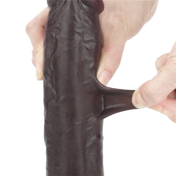 Dildo Sliding 9.5 Negro - Imagen 9