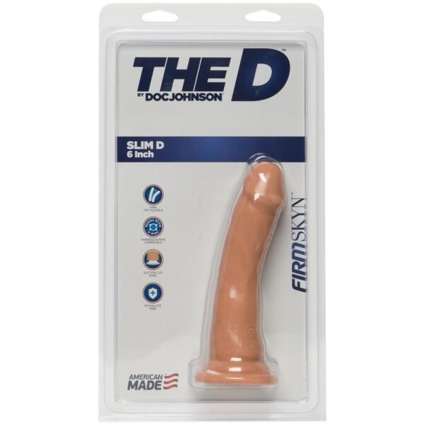 Dildo Slim D 6 Firmskyn Flesh - Imagen 2