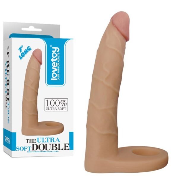 Dildo The Ultra Soft Double 7 Natural - Imagen 7