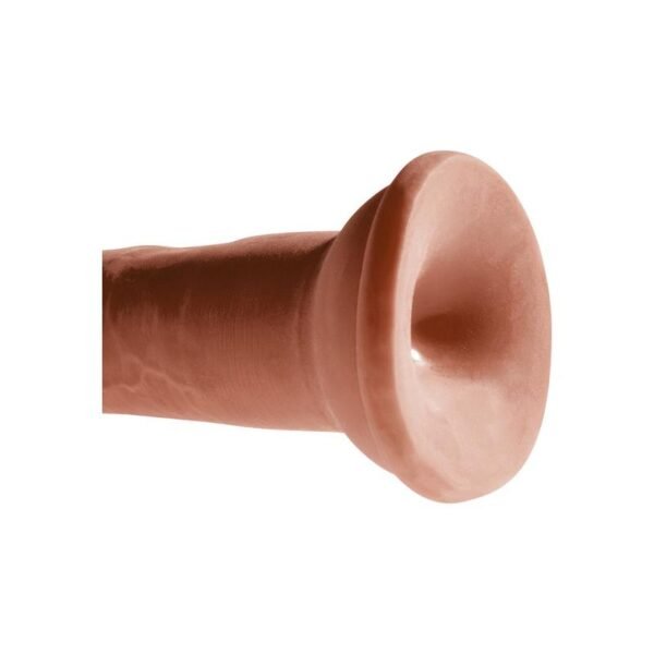 Dildo Triple Densidad 8 Bronceado - Imagen 3