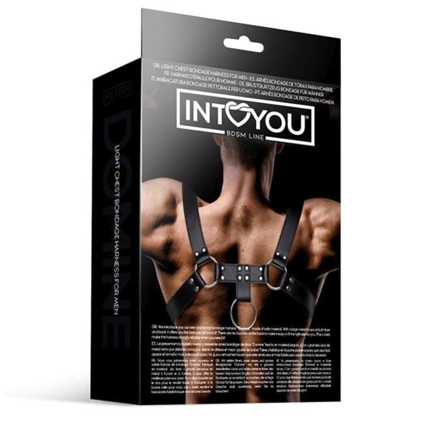 Domine Arnés Masculino para Bondage Cuero Vegano - Imagen 4