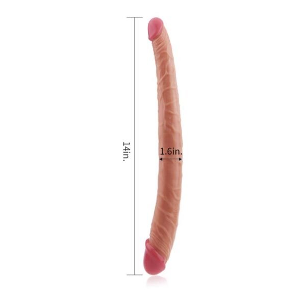 Dildo Doble Ladykiller 14 Natural - Imagen 7