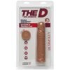 Dual Density Dildo Shakin D with Vibration 7 Caramel - Imagen 2