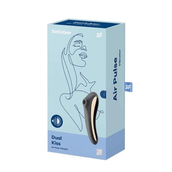 Dual Kiss Succionador y Vibrador 2 en 1 Negro - Imagen 6