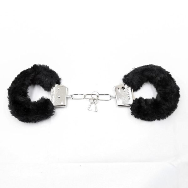 Esposas de Metal para Muñecas con Pelo Negro - Imagen 2