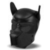 Hound Máscara de Perro Neopreno Hocico Extraíble Negro Talla Única - Imagen 2