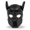 Hound Máscara de Perro Neopreno Hocico Extraíble Negro Talla Única - Imagen 3