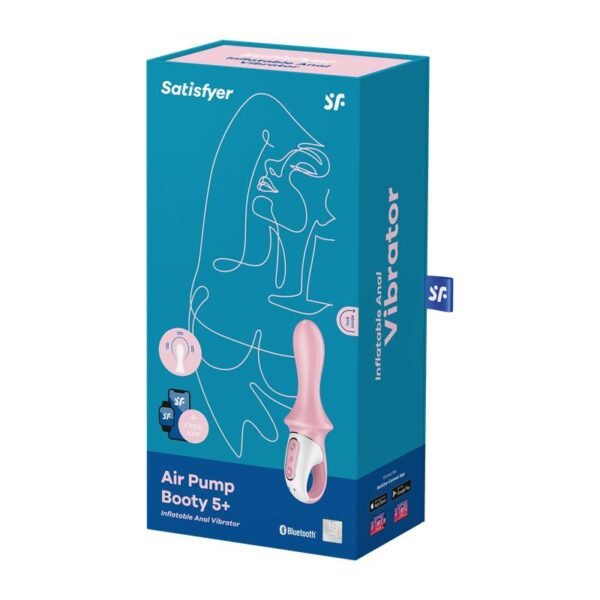 Vibrador Anal con Inflado Air Pump Booty 5 con APP Satisfyer Connect - Imagen 7