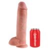 King Cock Pene con Testículos de 11 - Color Natural - Imagen 5