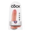 King Cock Pene con Testículos de 7 - Color Natural - Imagen 2