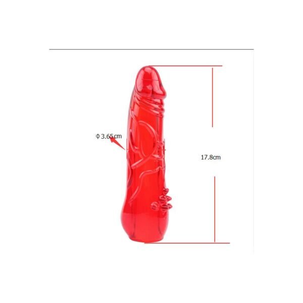 Kit Dildo y Vibrador Hers Dildo Kit Rojo - Imagen 10