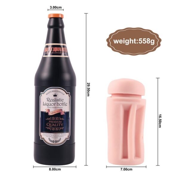 Masturbador Masculino Vagina Sonya Botella Cerveza - Imagen 7