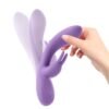 Mauve Vibrador Unibody Silicona Líquida USB Púrpura - Imagen 4