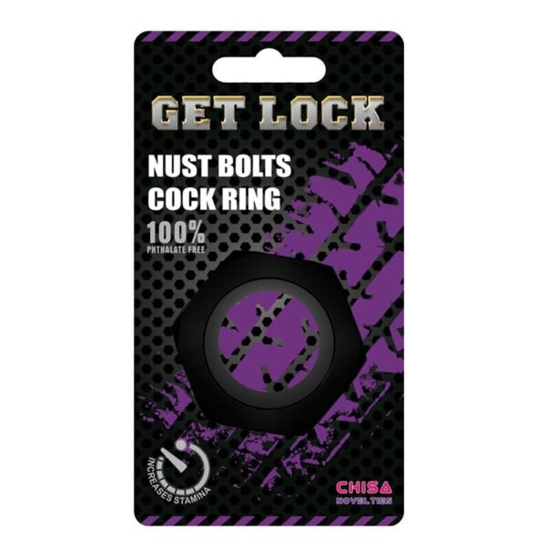Anillo para el Pene Nust Bolts Negro - Imagen 3