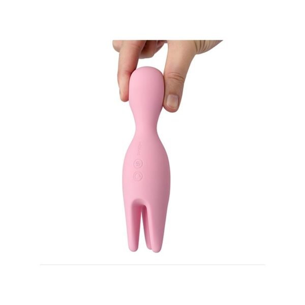 Vibrador Nymph con Brazos Giratorios Independientes Rosa - Imagen 3