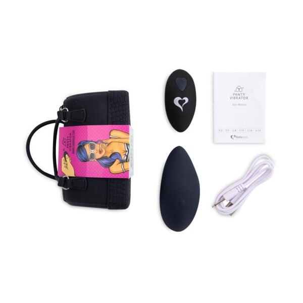 Panty Estimulador de Braguita con Control Remoto Negro - Imagen 6