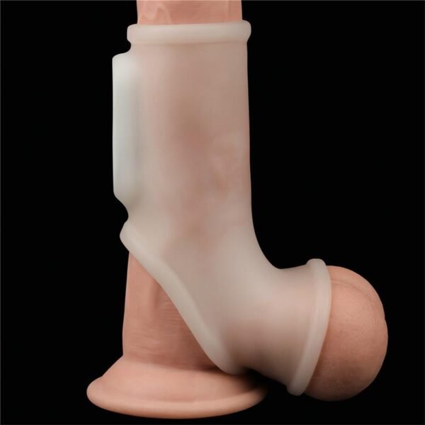 Funda Pene y Testículos con Vibración Silk Knights - Imagen 3