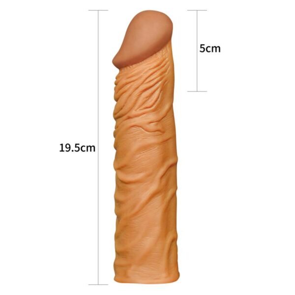 Funda para el Pene Add 2 Pleasure X Tender Marrón - Imagen 5