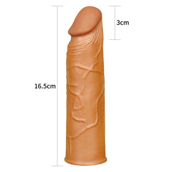 Funda para el Pene Pleasure X Tender Marrón - Imagen 5