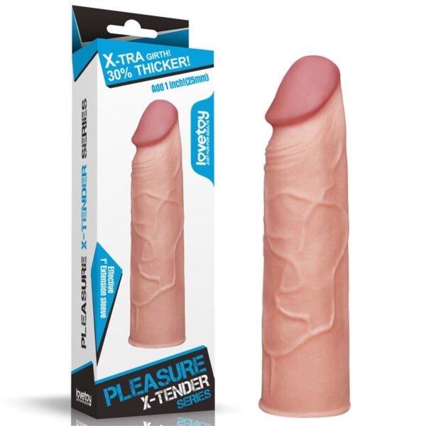 Funda para el Pene Pleasure X Tender Natural - Imagen 6