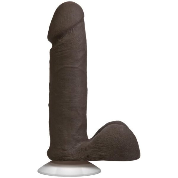 Realistic Dual Density Dildo 6 Chocolate