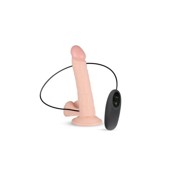 Vibrador Realista Lewis 22 cm Natural - Imagen 2