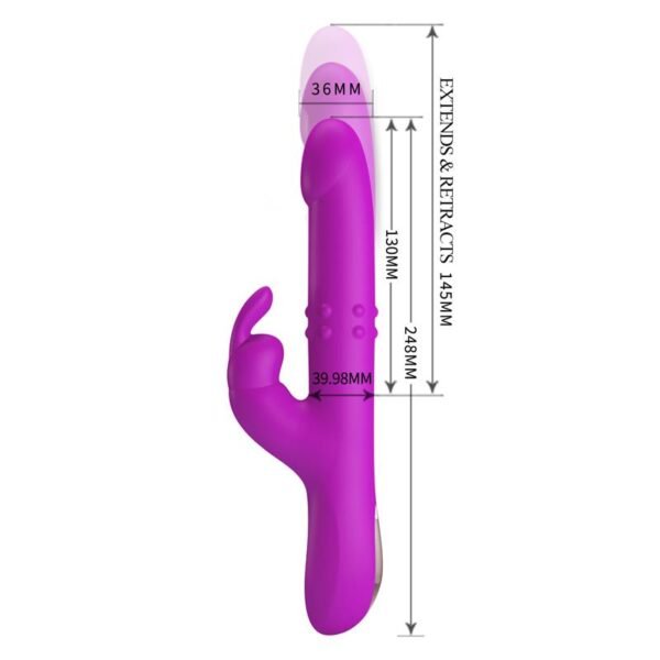 Reese Vibrador con Bolas Internas y Thrusting USB - Imagen 9
