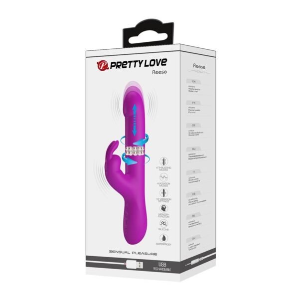 Reese Vibrador con Bolas Internas y Thrusting USB - Imagen 10
