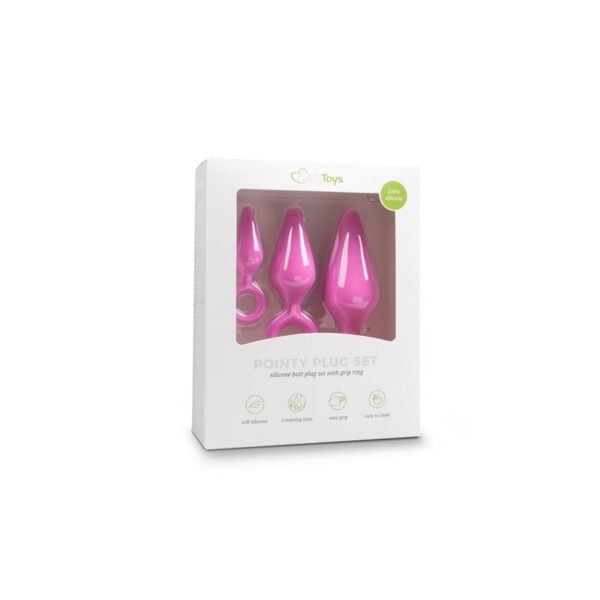 Set 3 Plugs Silicona Rosas - Imagen 4