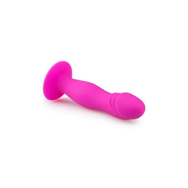 Plug Anal Silicona con Ventosa Rosa - Imagen 2