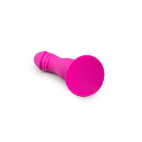 Plug Anal Silicona con Ventosa Rosa - Imagen 3