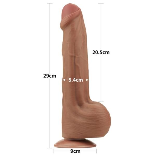 Dildo Dual Density Piel Desizante 11.5 - Imagen 12