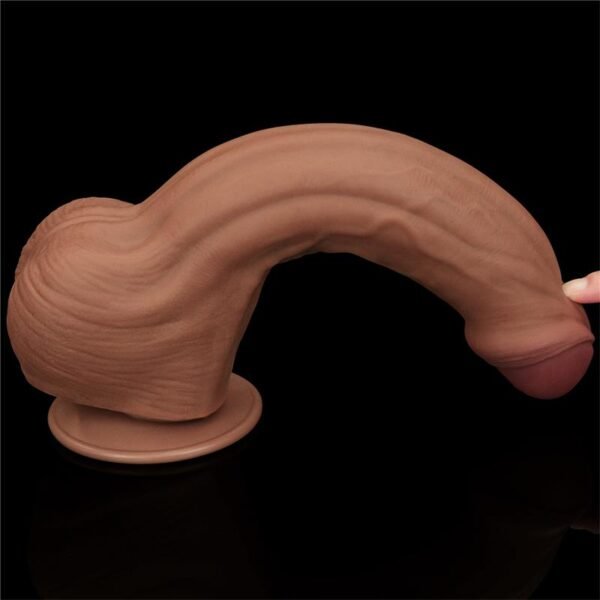 Dildo Dual Density Piel Desizante 11.5 - Imagen 8