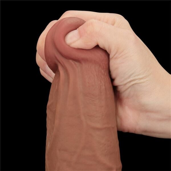 Dildo Dual Density Piel Deslizante 13.5 - Imagen 5