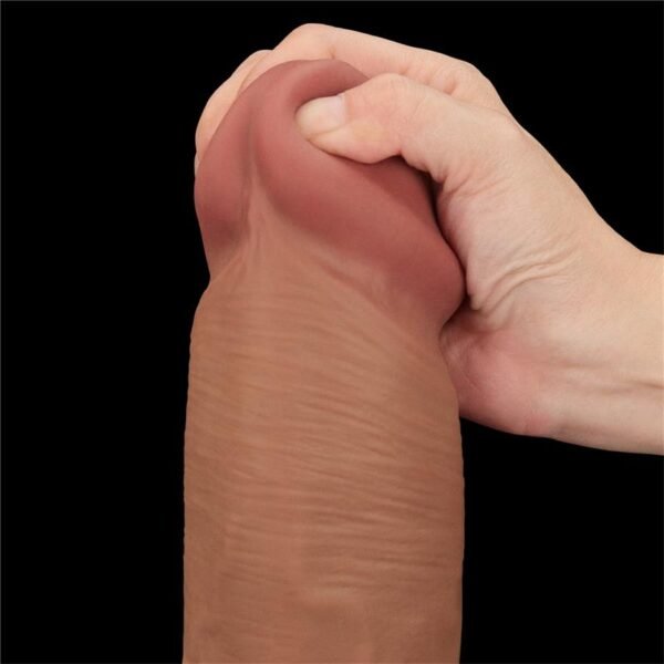 Dildo Dual Density Piel Deslizante 14 - Imagen 5
