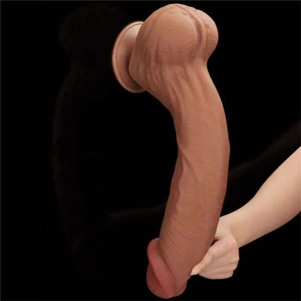 Dildo Dual Density Piel Deslizante 14 - Imagen 7